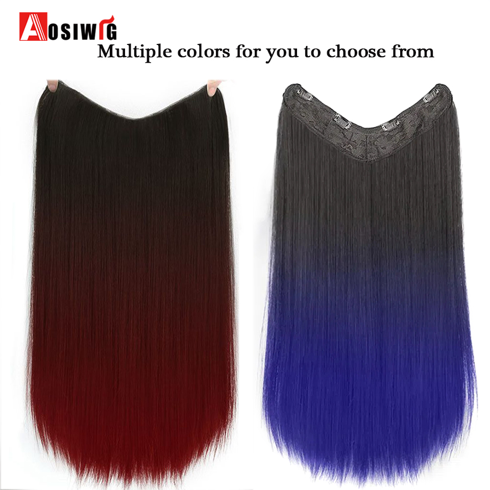 AOSI Long Straight Ombre Hairp - огляд і ціна Synthetic Braided Wigs For Black Women