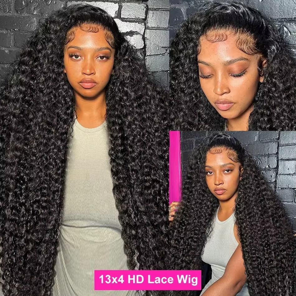 Curly ≥98% Human Hair Wigs 200 - огляд і ціна Hd Lace Frontal Wig Human Hair Pre Plucked