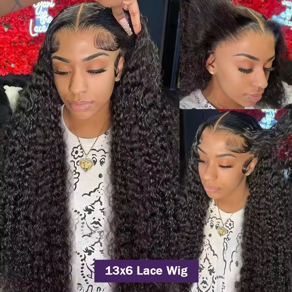 Curly ≥98% Human Hair Wigs 200 - огляд і ціна Hd Lace Frontal Wig Human Hair Pre Plucked