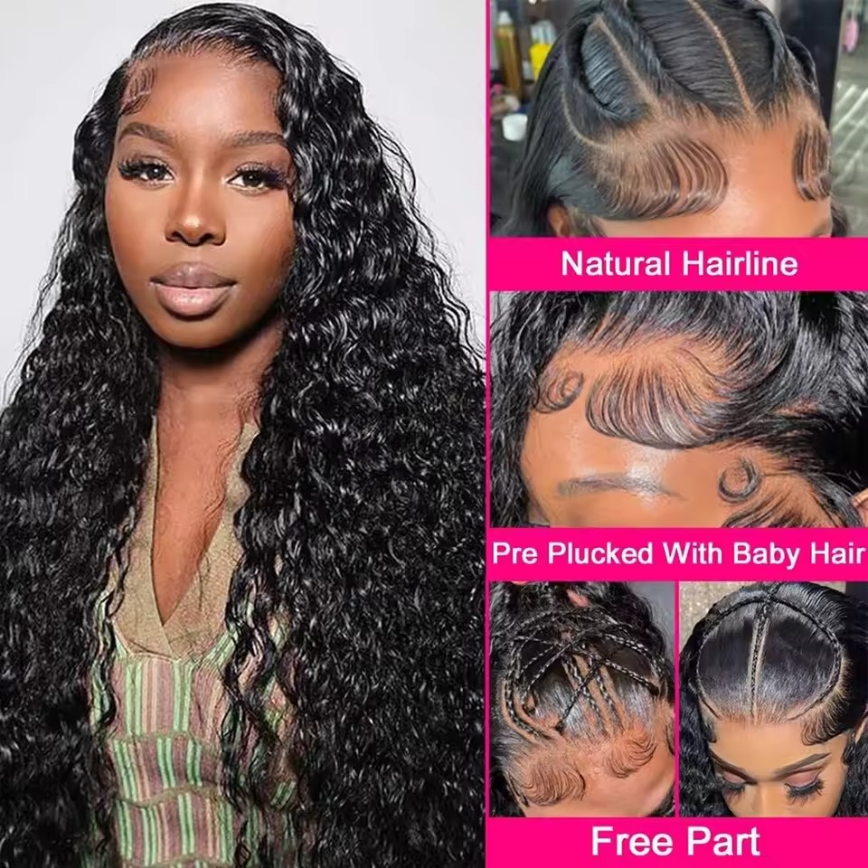 Curly ≥98% Human Hair Wigs 200 - огляд і ціна Hd Lace Frontal Wig Human Hair Pre Plucked